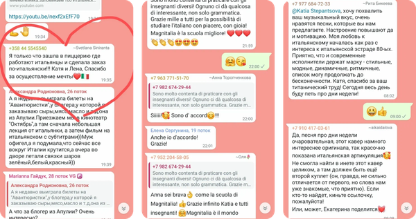 Отзыв ученика школы Magnitalia, скриншот 1