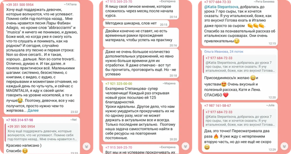 Отзыв ученика школы Magnitalia, скриншот 2
