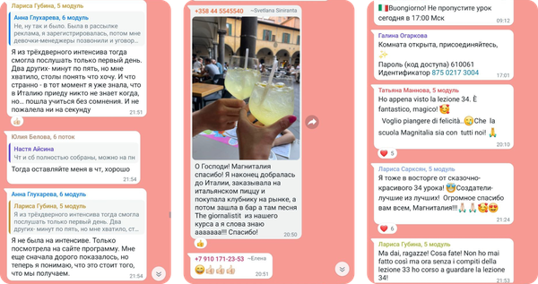Отзыв ученика школы Magnitalia, скриншот 7