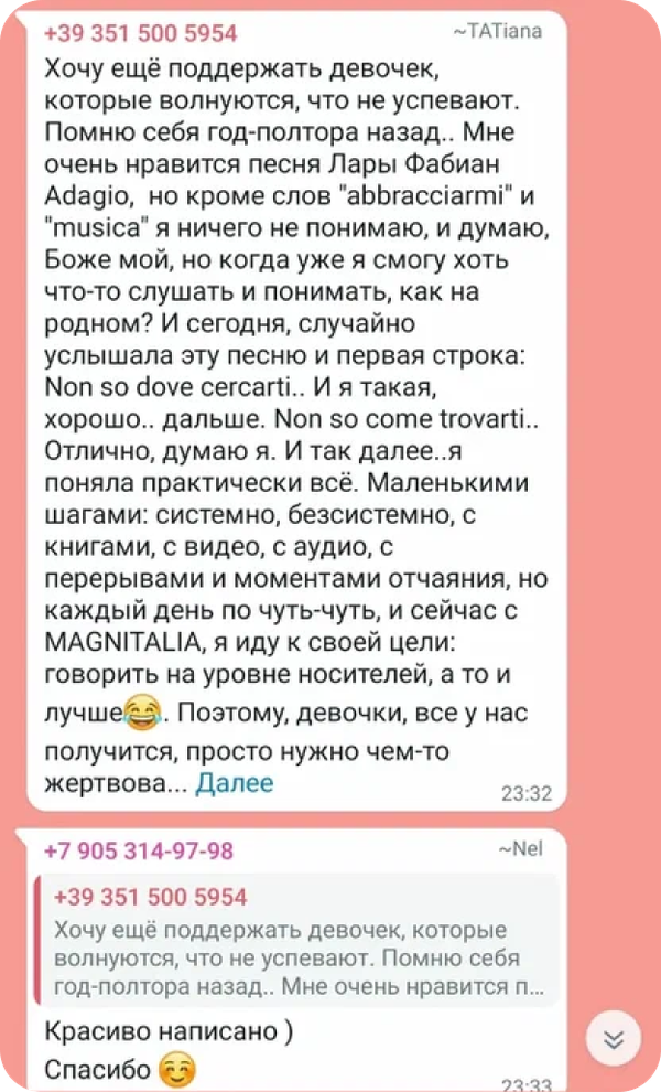 Отзыв ученика школы Magnitalia, скриншот 19
