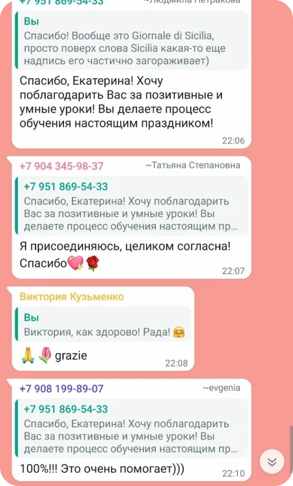 Отзыв ученика школы Magnitalia, скриншот 24