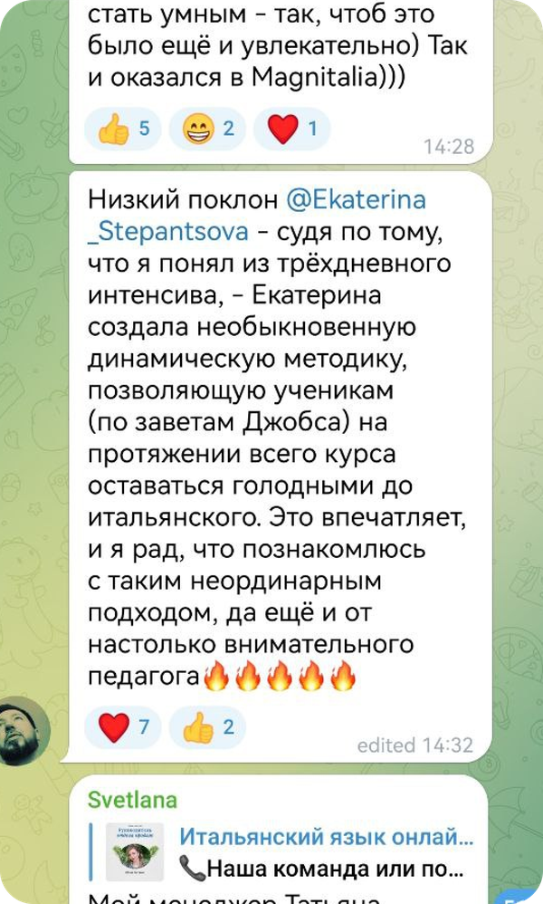 Отзыв ученика школы Magnitalia, скриншот 29